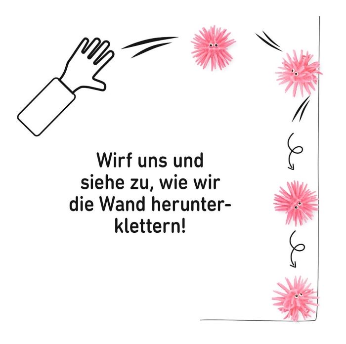 moses Kletternde Sticky Monster Set violett