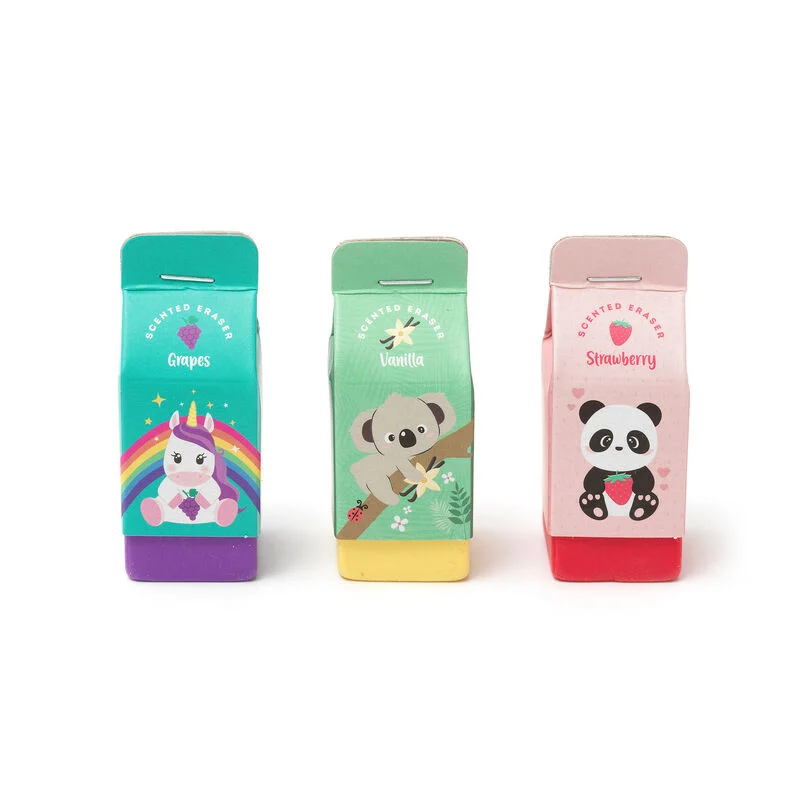 Legami Set aus 3 Radiergummis mit Duft - Yummy Yummy Koala / Einhorn / Panda Legami Set aus 3 Radiergummis mit Duft - Yummy Yummy Koala / Einhorn / Panda