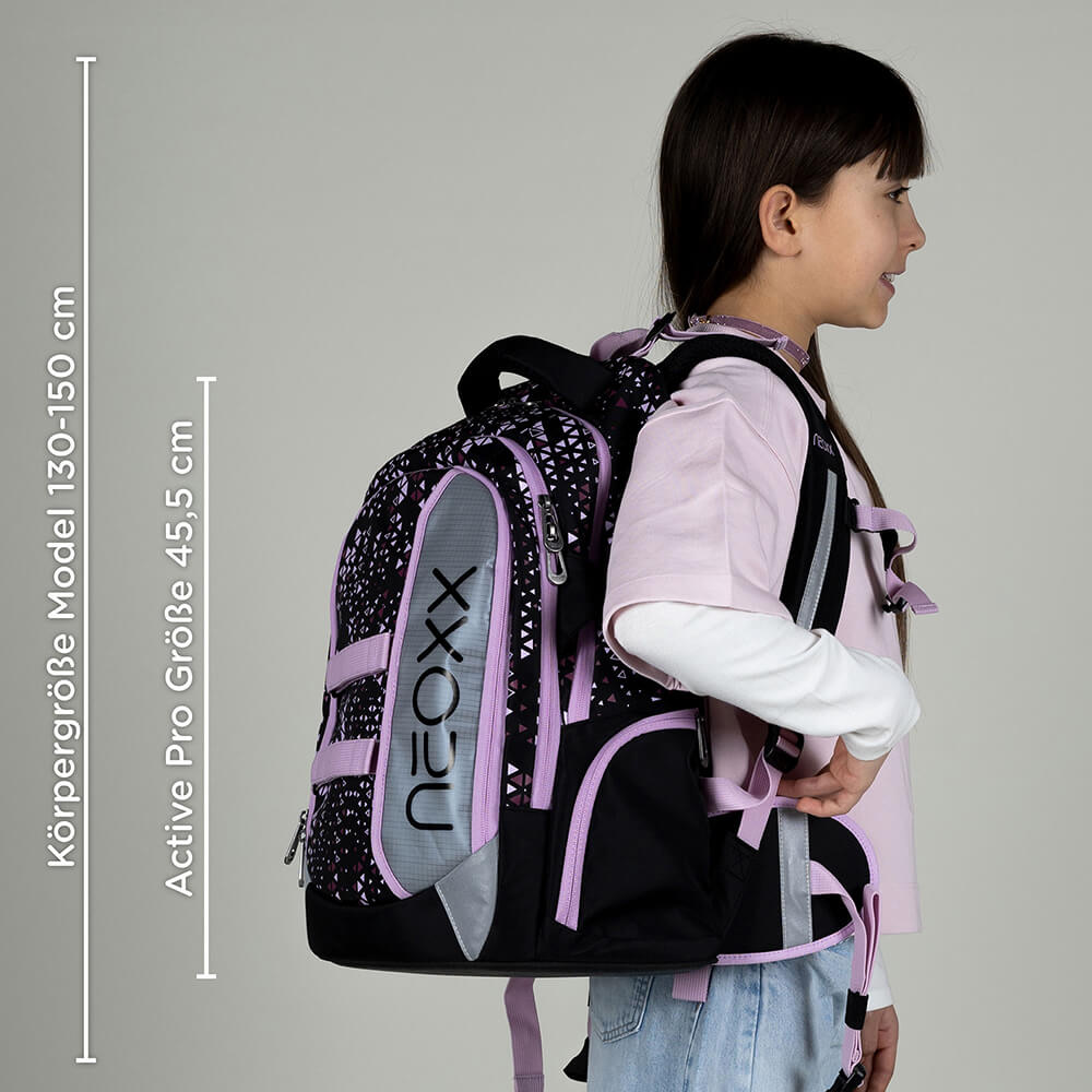 neoxx ACTIVE PRO Schulrucksack Purple Crush