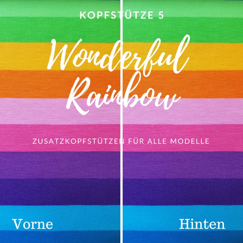 JoNo Mei Tai Zusatzkopfstützen - Wonderful Rainbow JoNo Mei Tai Zusatzkopfstützen - Wonderful Rainbow
