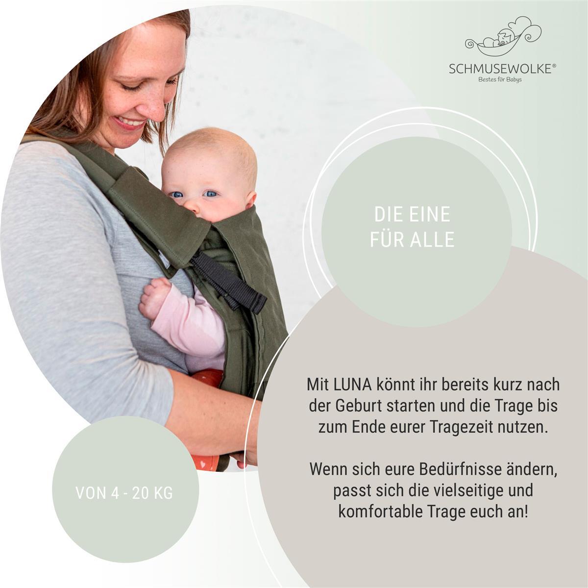 Schmusewolke Luna Halfbuckle (56 – 98 cm / 20 kg) Forrest Schmusewolke Luna Halfbuckle (56 – 98 cm / 20 kg) Forrest