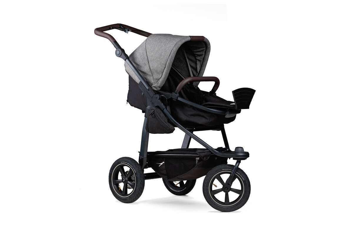tfk mono2 - Kombi Kinderwagen mit Luftkammerrad-Set premium grau tfk mono2 - Kombi Kinderwagen mit Luftkammerrad-Set premium grau