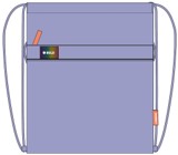 Lässig Turnbeutel - BOLD Lavender