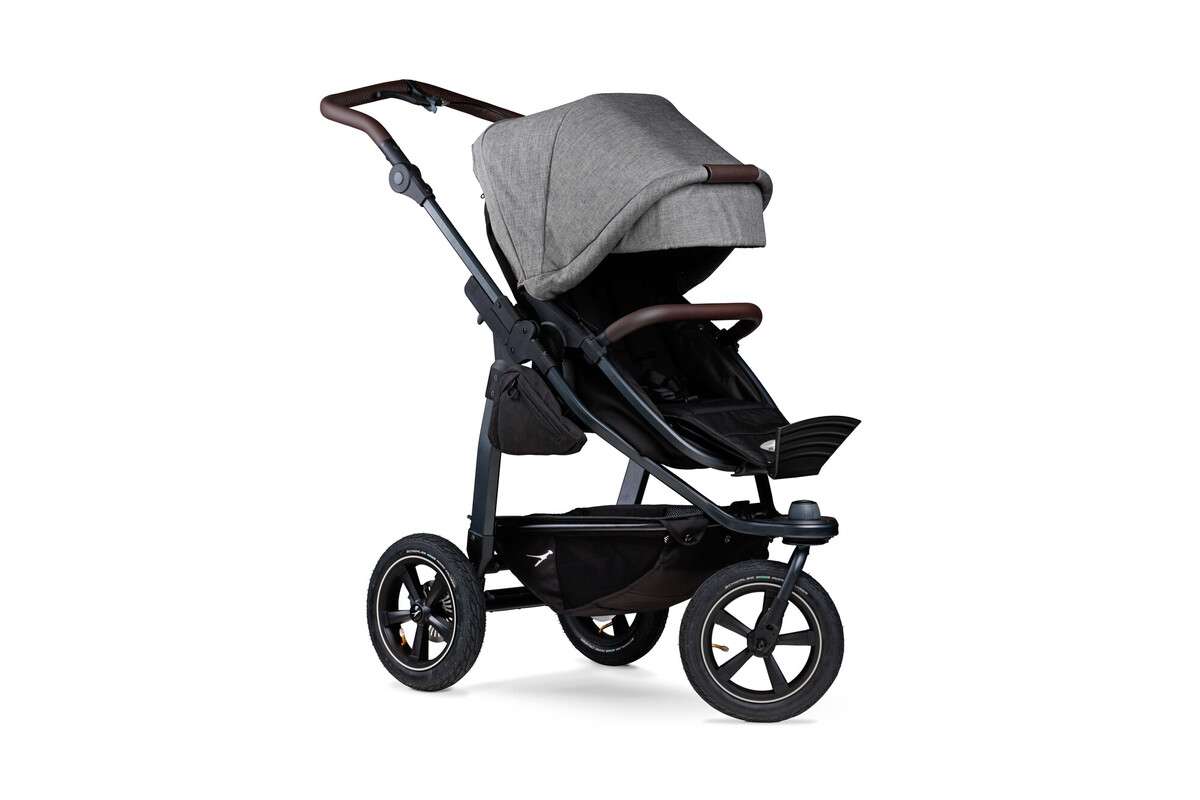 tfk mono2 - Kombi Kinderwagen mit Luftkammerrad-Set premium grau tfk mono2 - Kombi Kinderwagen mit Luftkammerrad-Set premium grau