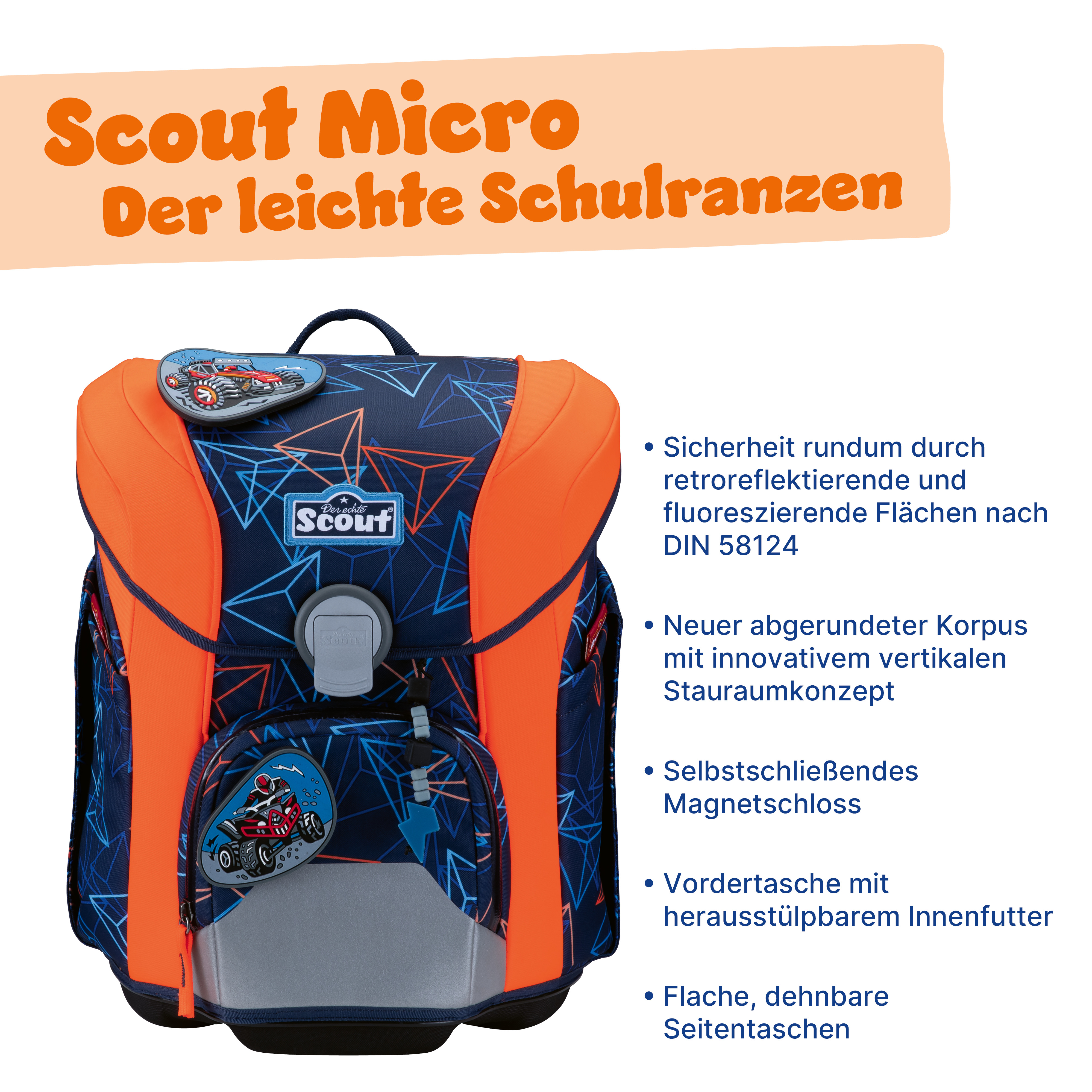 Scout Schulranzenset Micro Offroad