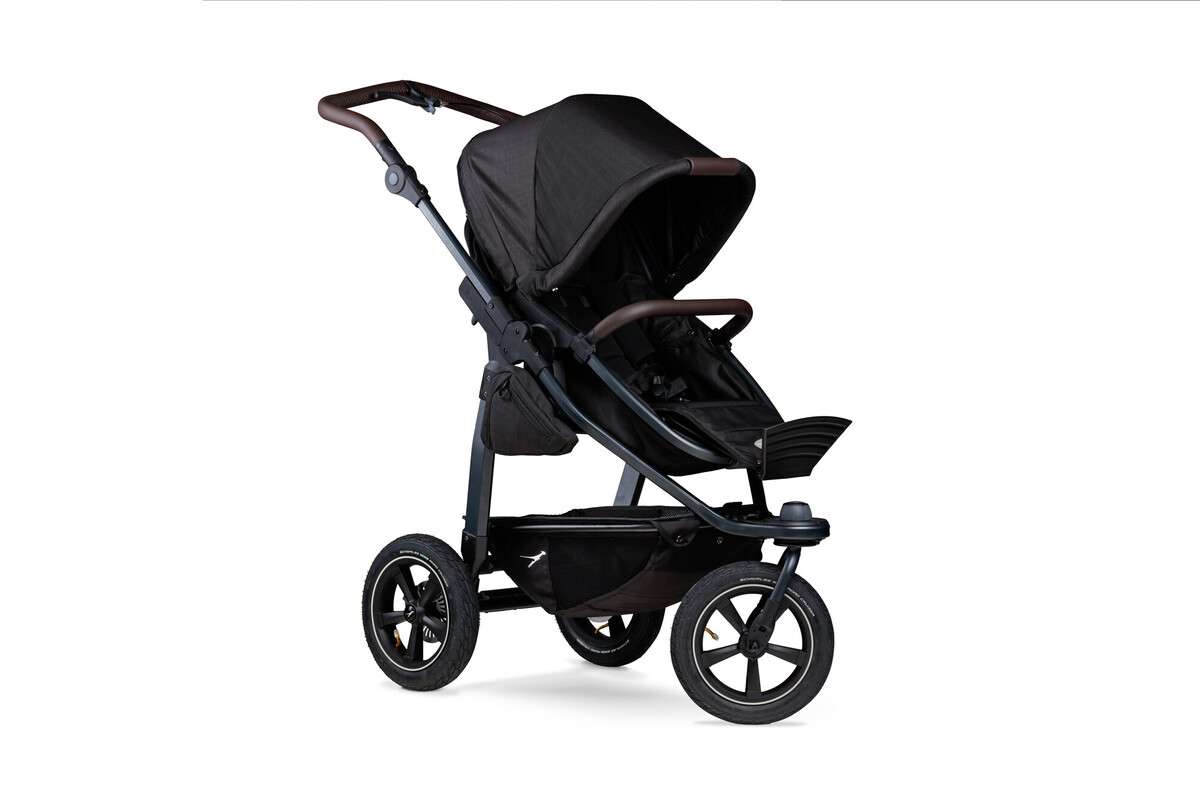 tfk mono3 - Kombi Kinderwagen mit Luftrad-Set schwarz