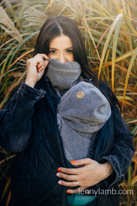 LennyLamb Trageschal für zwei Dark grey (fleece)