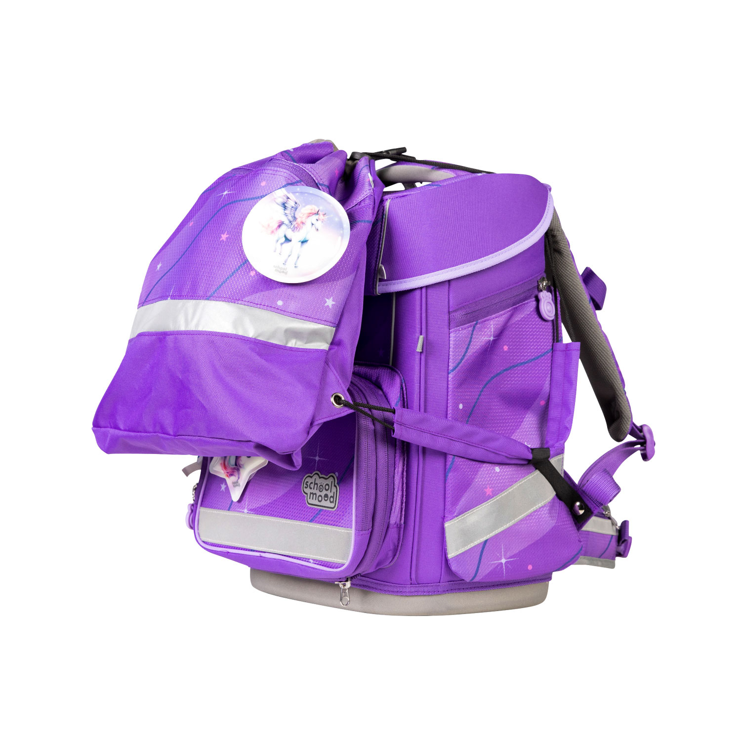 School-Mood Champion Maxx Pro Schulranzen-Set 2025 7-tlg. Marie (Pegasus)