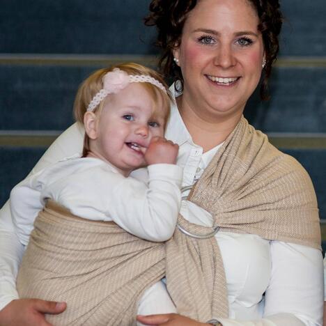 Storchenwiege Ring Sling Leo natur Storchenwiege Ring Sling Leo natur