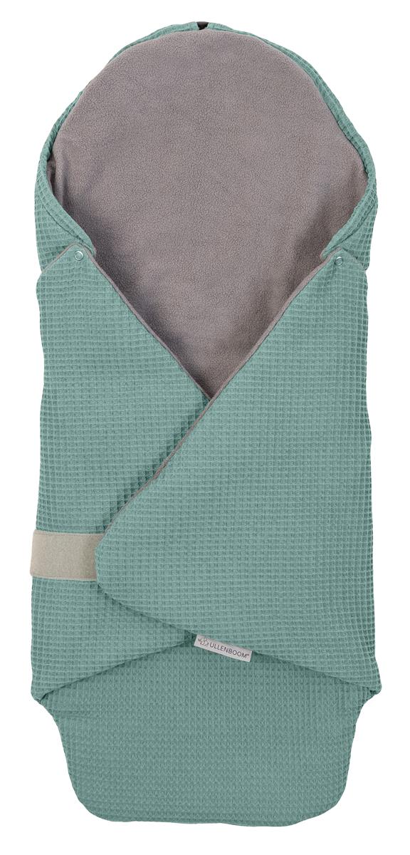 Ullenboom Einschlagdecke Ganzjährig Waffelpiqué/Salbeigrün