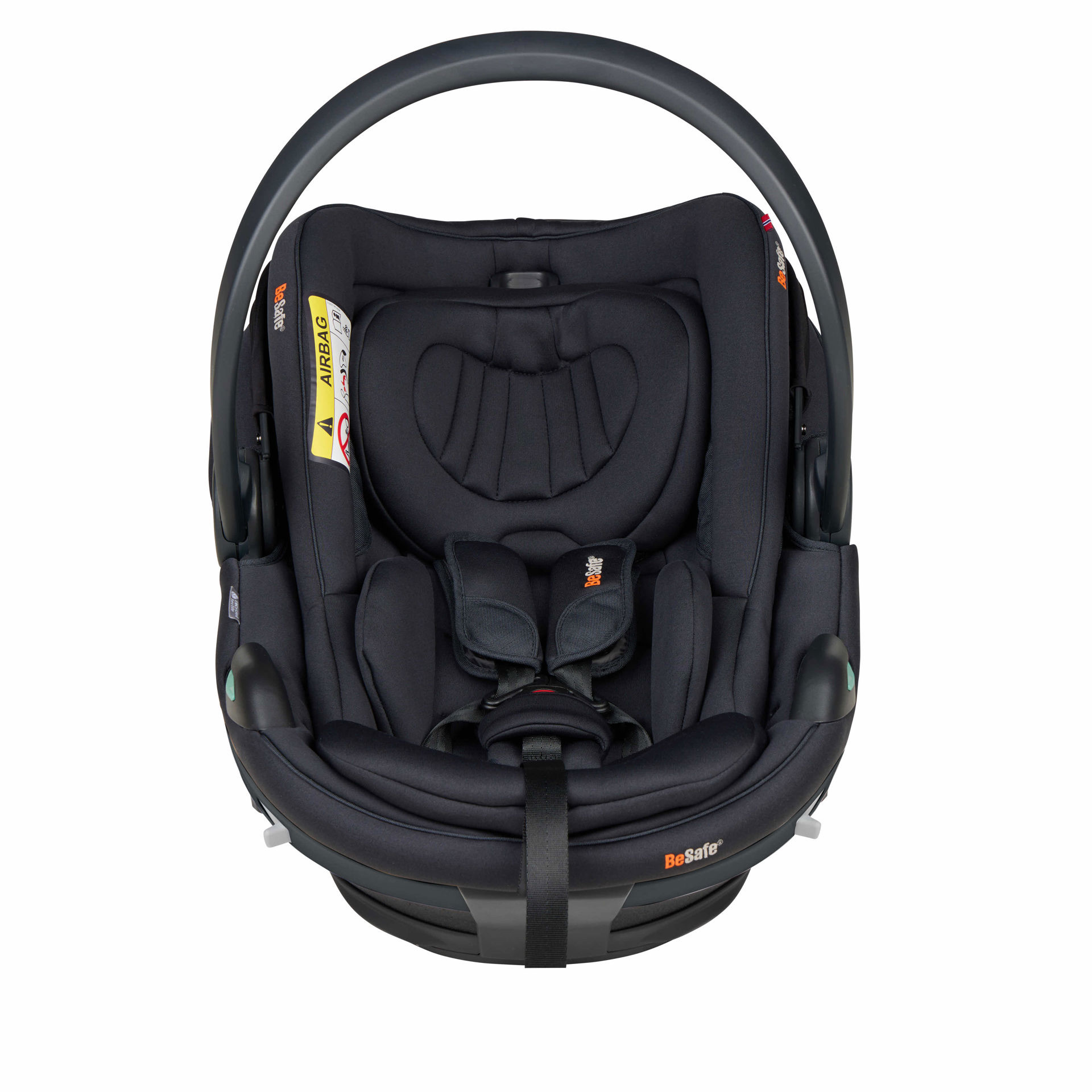 BeSafe Beyond Go Babyschale (40 - 87cm / 0 - 13 Kilo) Soft Breeze Black