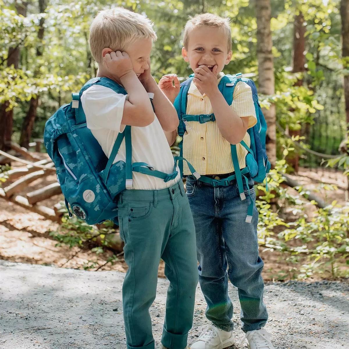 Beckmann Schulrucksack-Set Active Air FLX 6-teilig Jungle Game