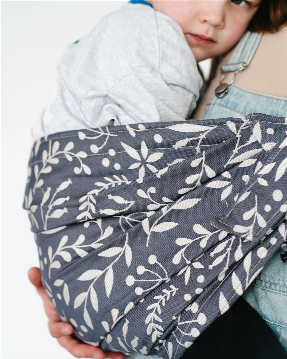 Qookie Go - Hüfttrage Blossom Snow