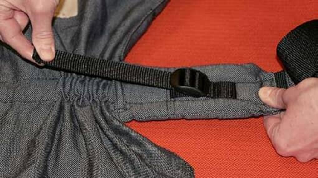 Storchenwiege WrapBabyCarrier graphit