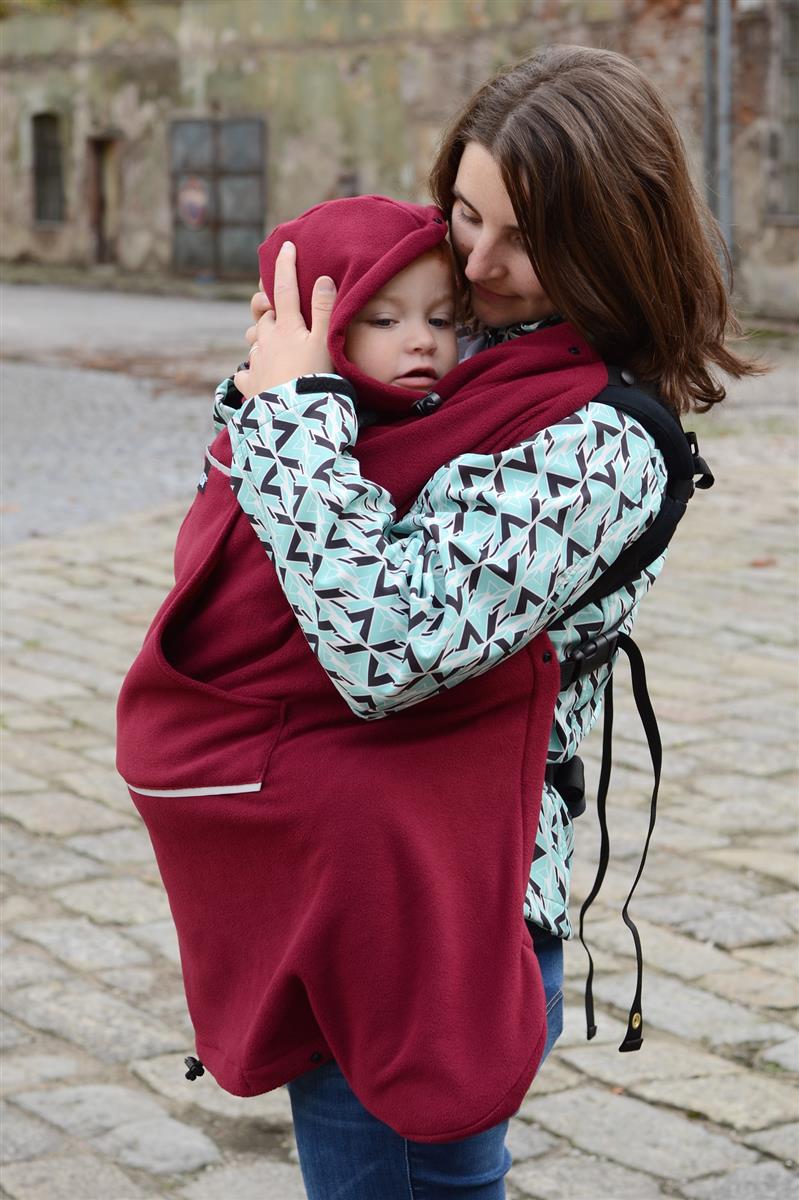 KiBi Fleece Tragecover Burgundy KiBi Fleece Tragecover Burgundy