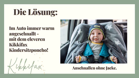 Kikkifax Kindersitzponcho aus Fleece Lovely Rose Kikkifax Kindersitzponcho aus Fleece Lovely Rose