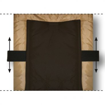 Heitmann Felle - Kleine Lammfellfußsäcke Serie “Eisbärchen” - grau-meliert