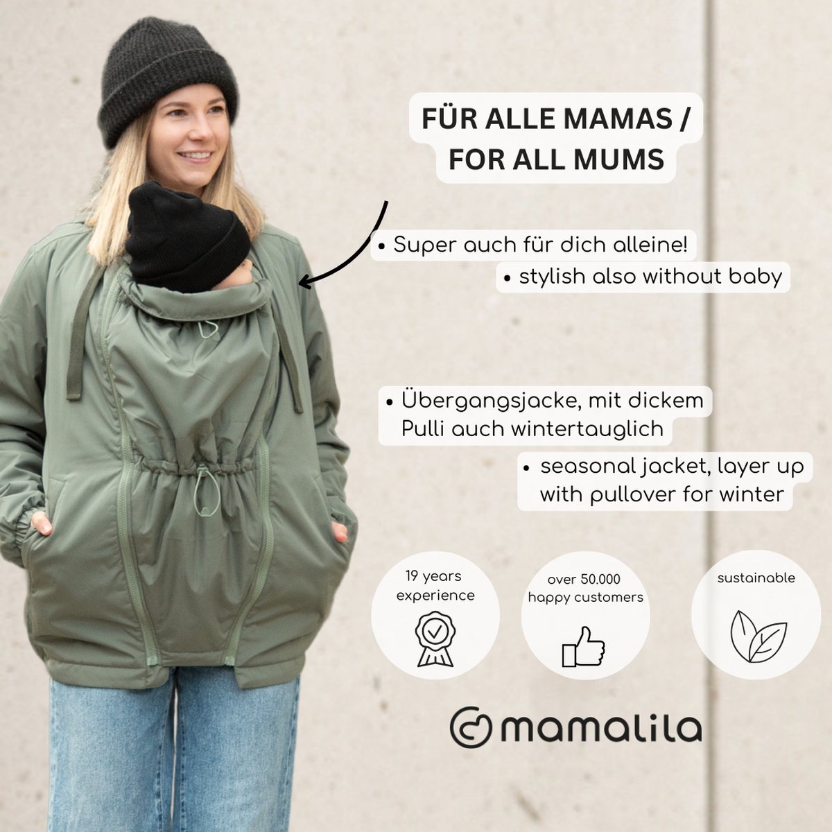 mamalila Tragejacke Boston dark navy S mamalila Tragejacke Boston dark navy S