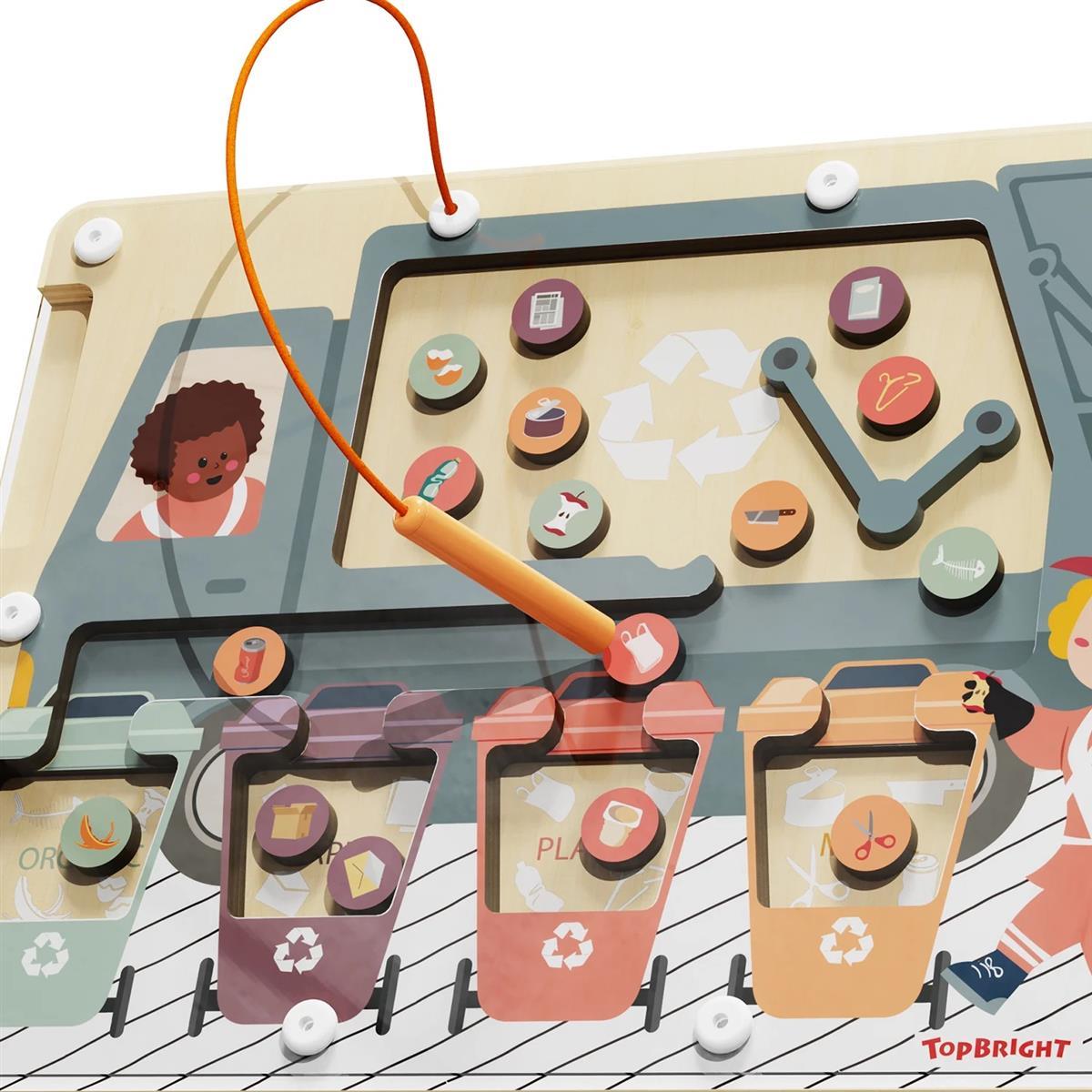 Topbridge Abfall Sortierer Holz