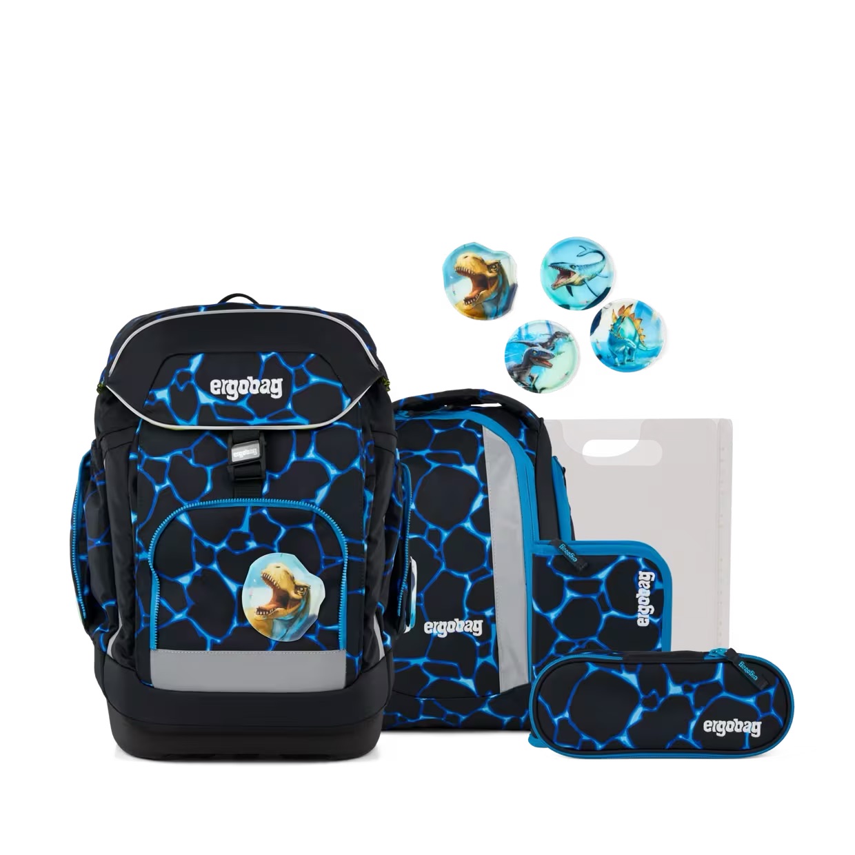 ergobag Schulranzen-Set Maxi 2026 Bärassic Garden