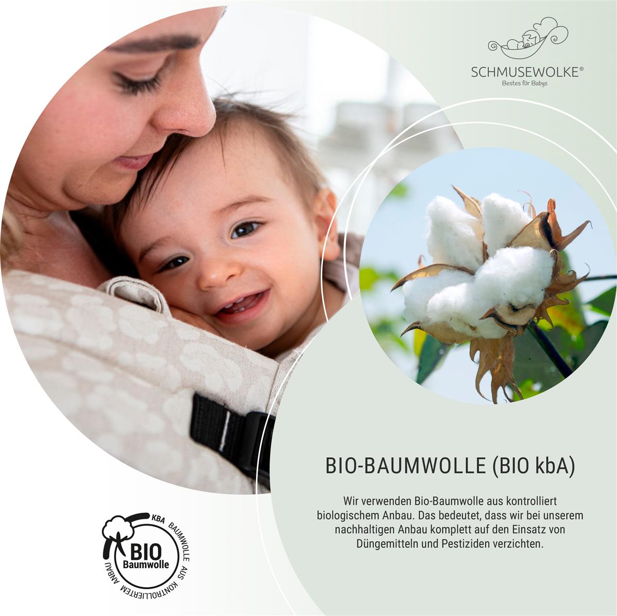 Schmusewolke Luna Halfbuckle (56 – 98 cm / 20 kg) Meow Schmusewolke Luna Halfbuckle (56 – 98 cm / 20 kg) Meow