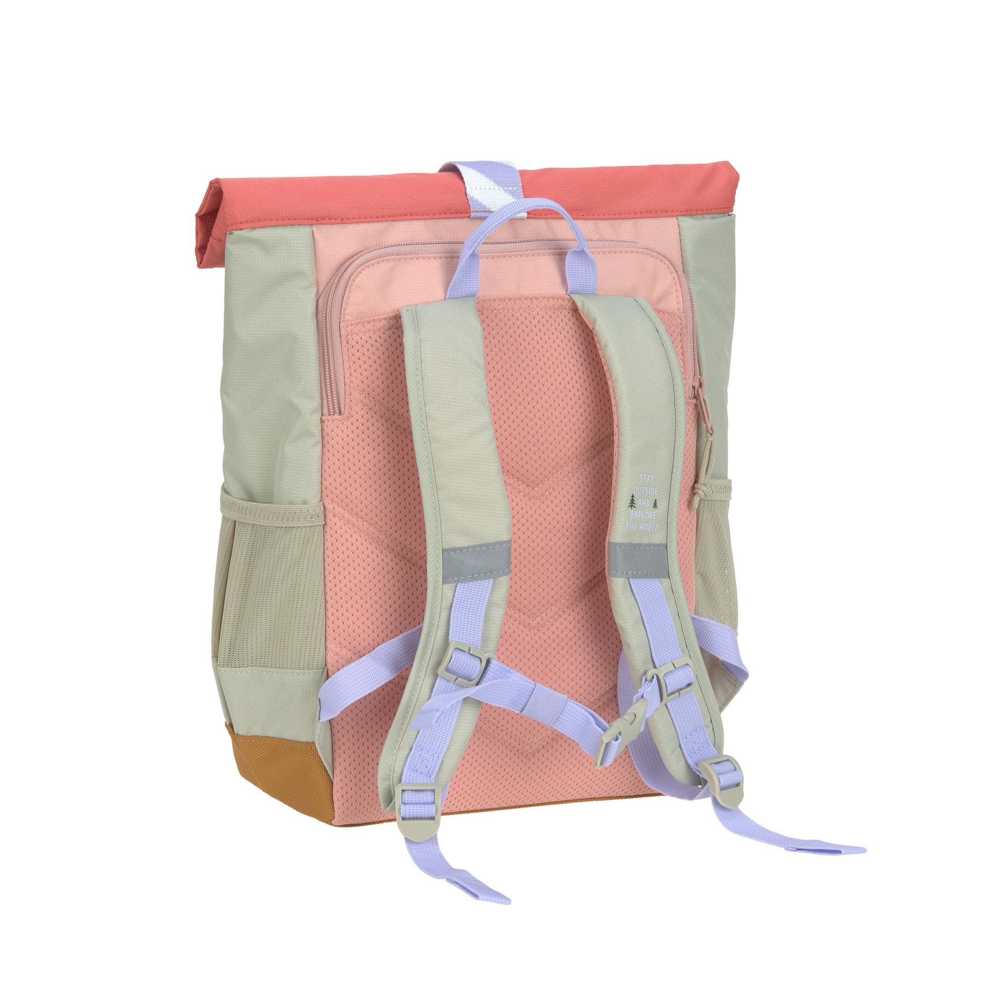 Lässig Kinderrucksack Medium Rolltop Sunny Explorer Rosa Pink