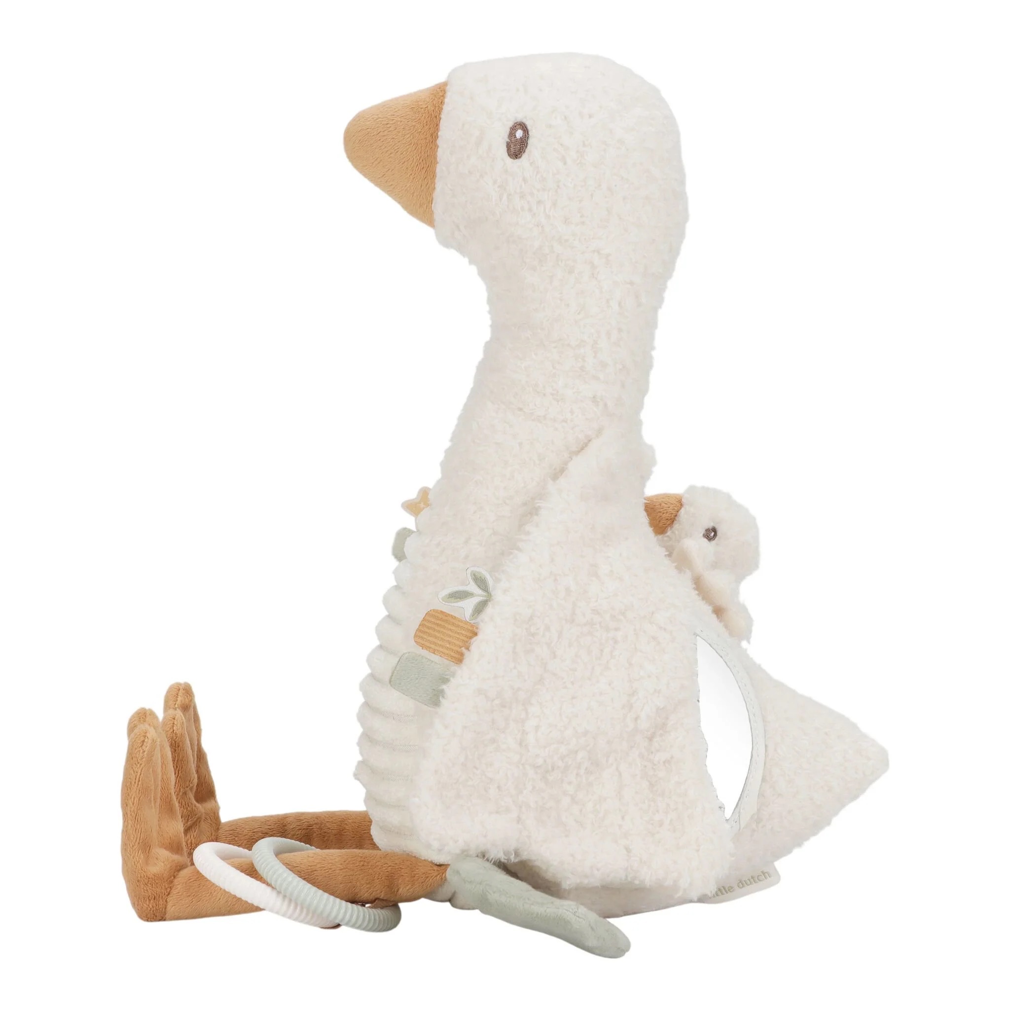 Little Dutch Aktivitäten-Kuscheltier Gans Weiß - Kleine Gans