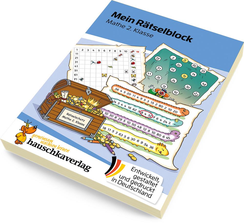 Hauschkaverlag Mein Rätselblock Mathe Klasse 2