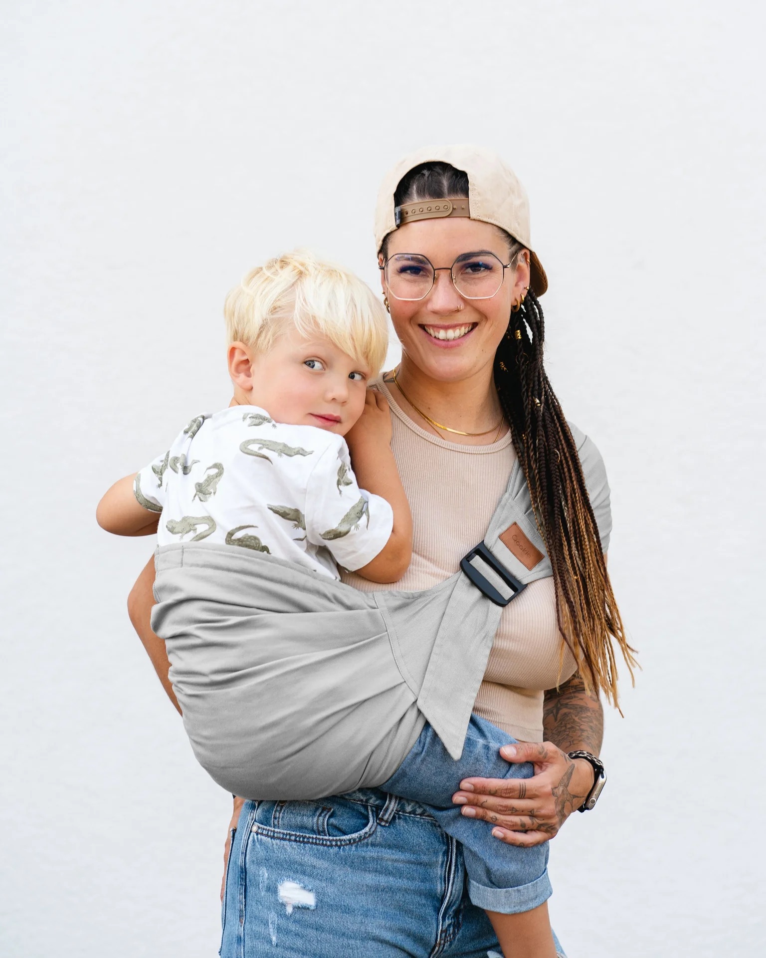 Qookie Go - Hüfttrage Grey