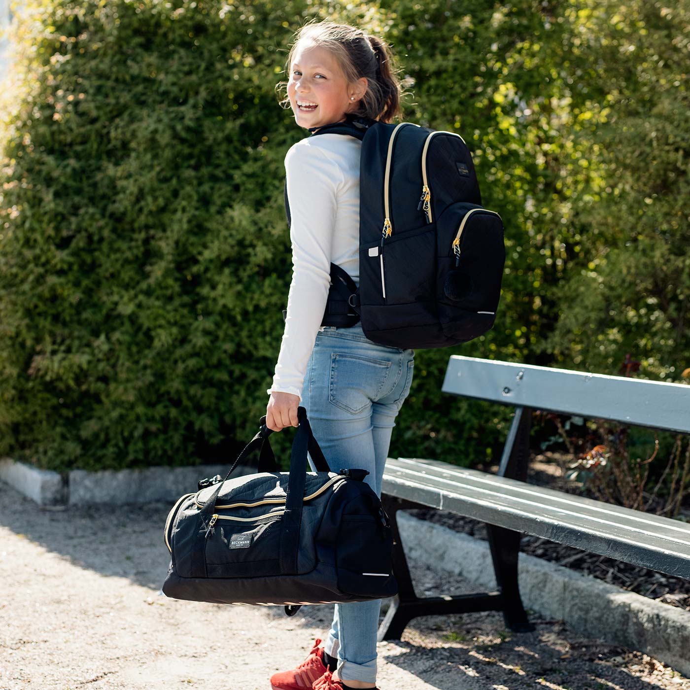 Beckmann Sporttasche Duffelbag Sport Black/Gold