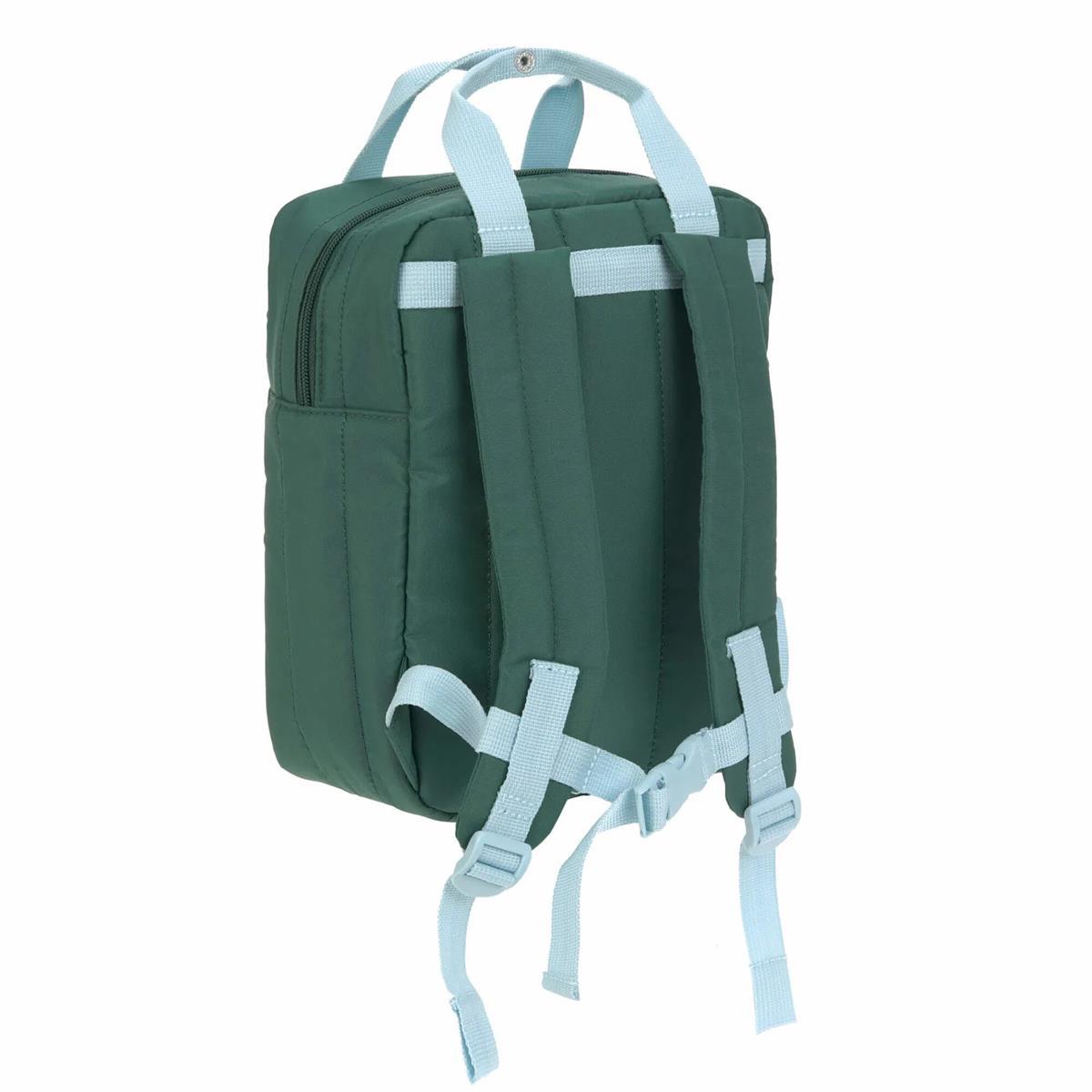 Lässig Mini Kindergartenrucksack Square im Little Gang Lemon Dark Green