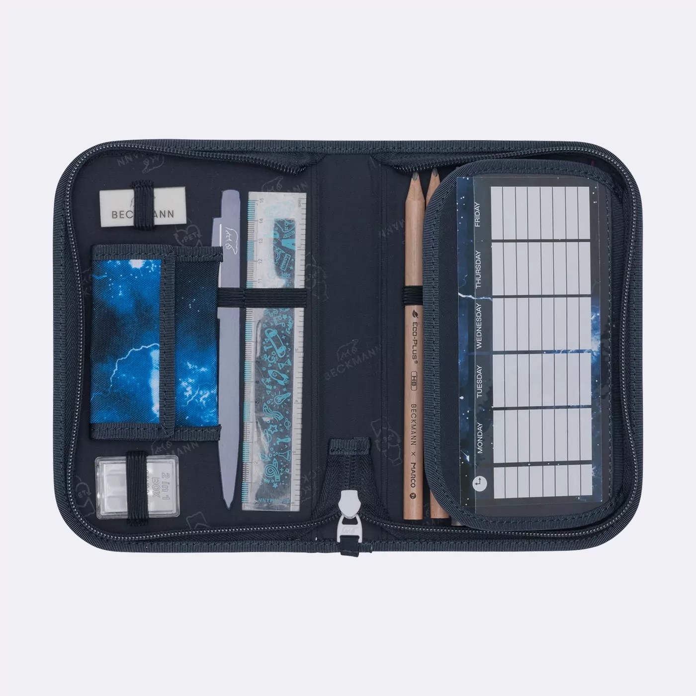 Beckmann Schulrucksack-Set Active Air FLX 6-teilig Tech Rex Beckmann Schulrucksack-Set Active Air FLX 6-teilig Tech Rex