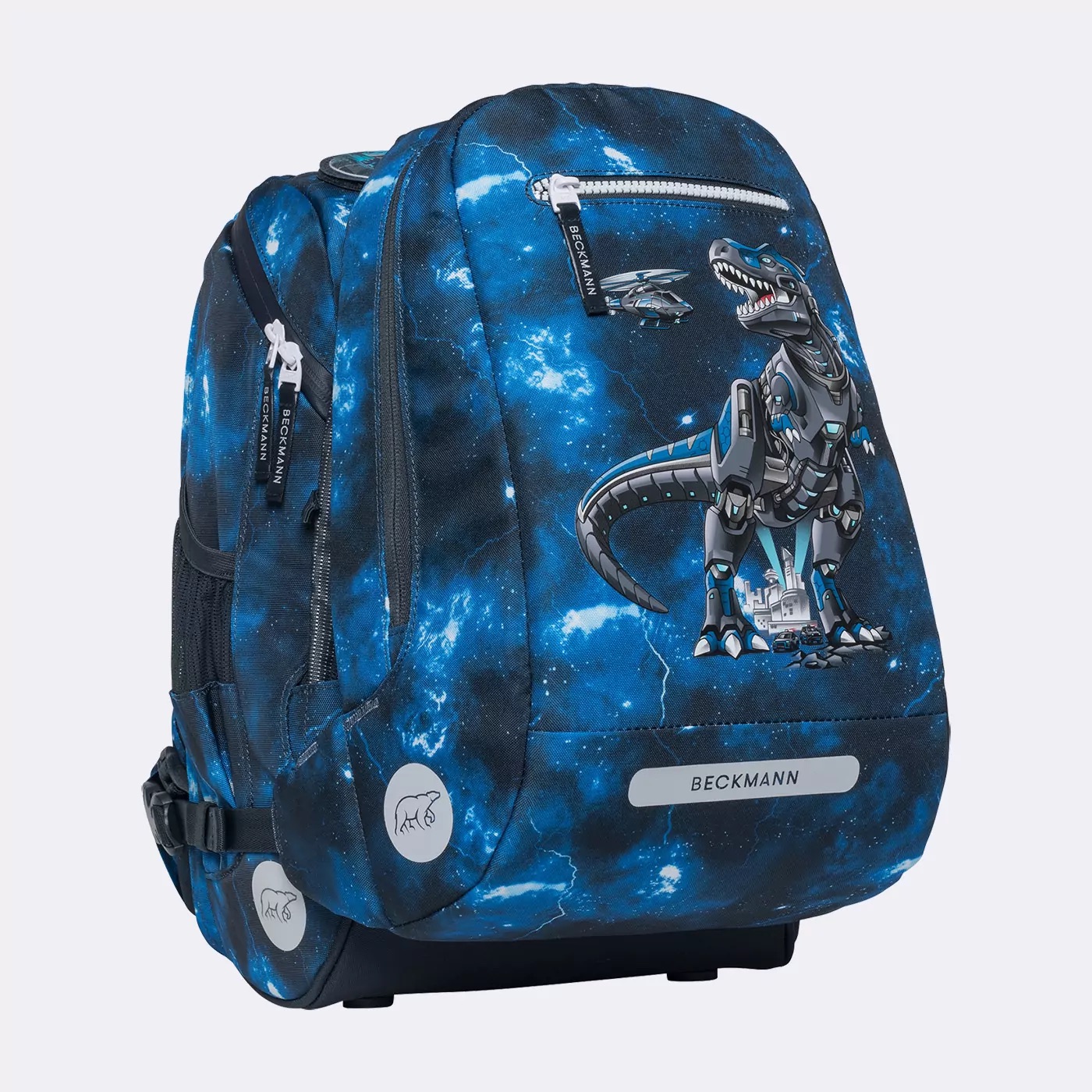 Beckmann Schulrucksack-Set Classic 6-teilig Tech Rex