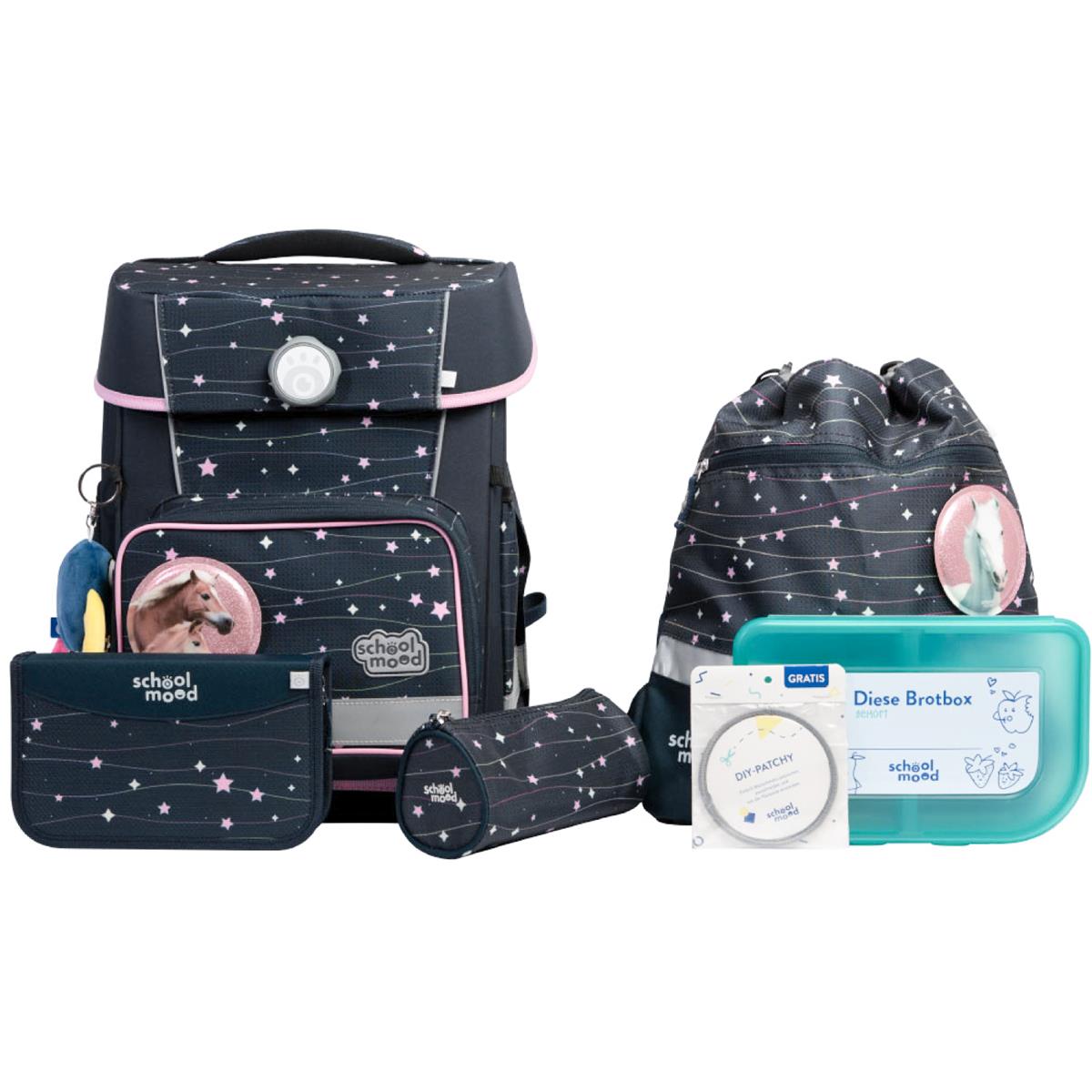 School-Mood Champion Pro Schulranzen-Set 2025/2026 7-tlg. Ella (Pony) School-Mood Champion Pro Schulranzen-Set 2025/2026 7-tlg. Ella (Pony)