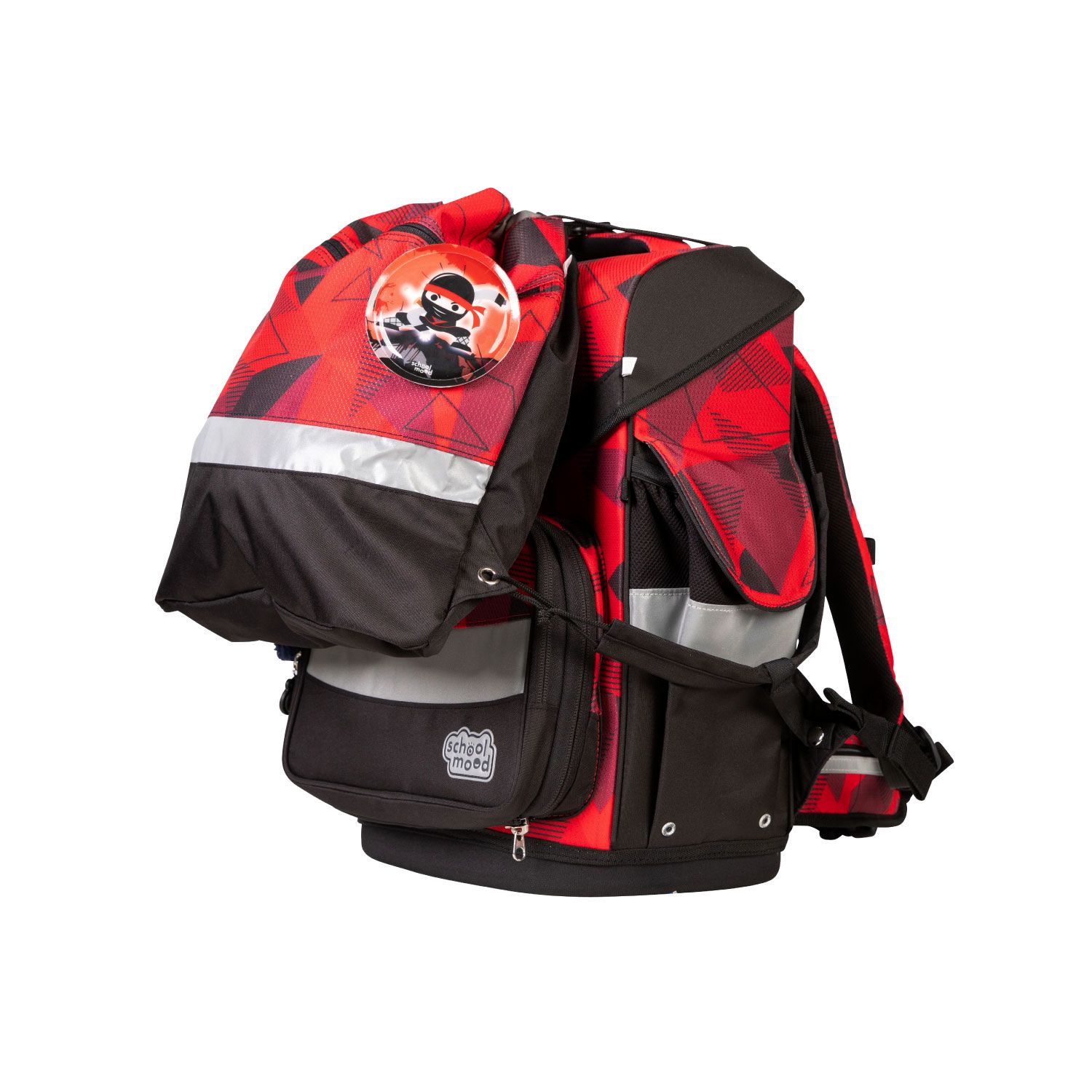 School-Mood Timeless Pro Schulranzen-Set 2025 7-tlg. Kai (Ninja) School-Mood Timeless Pro Schulranzen-Set 2025 7-tlg. Kai (Ninja)