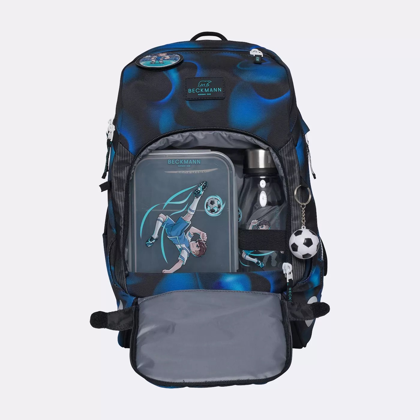 Beckmann Schulrucksack-Set Active Air FLX 6-teilig Magic League