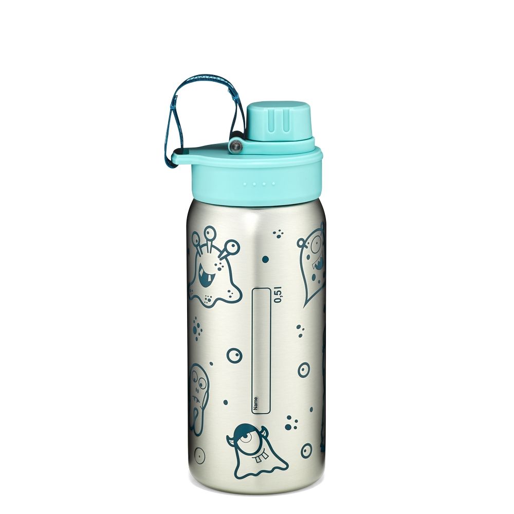 ergobag Trinkflasche Edelstahl Petrol