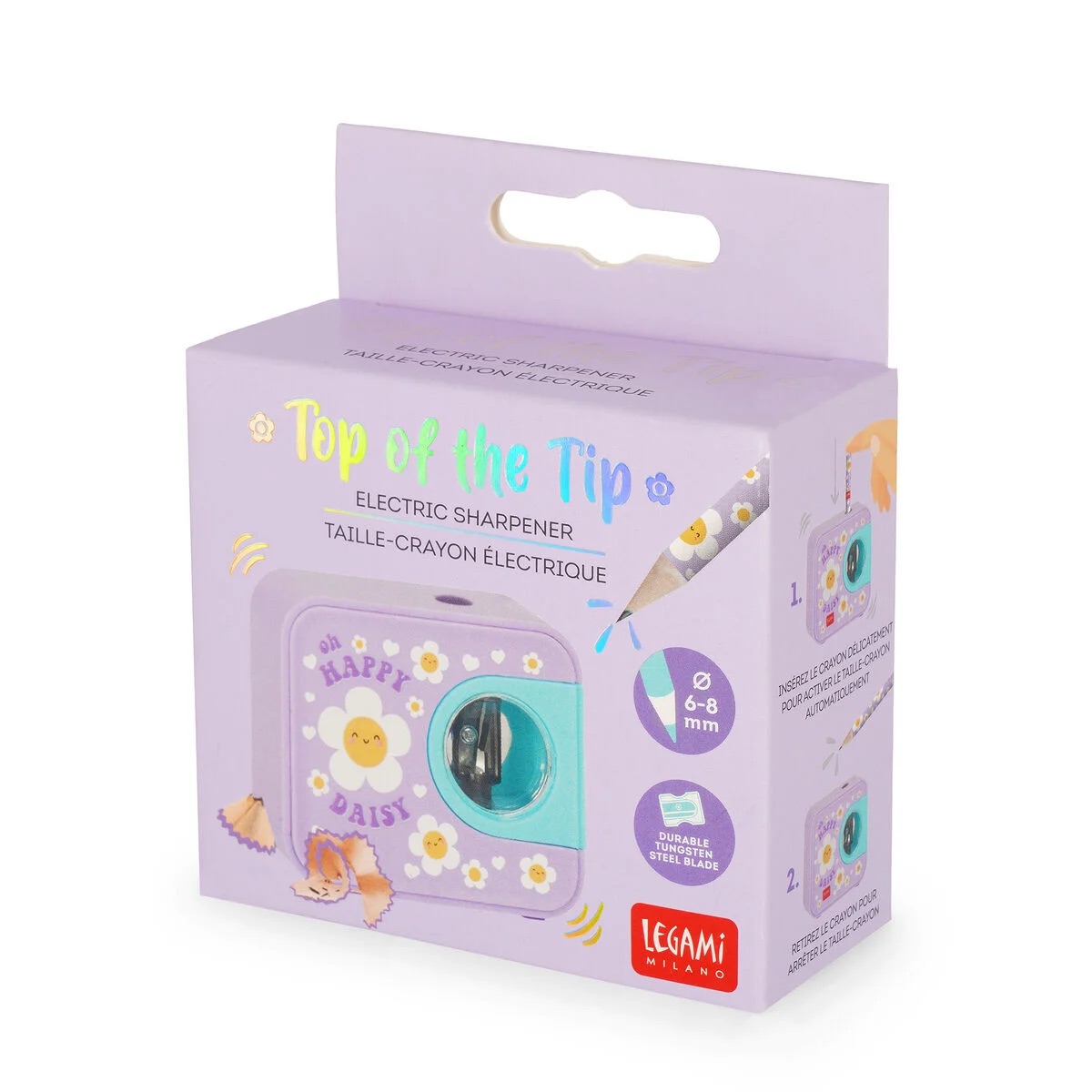 Legami Elektrischer Anspitzer - Top of the Tip Daisy