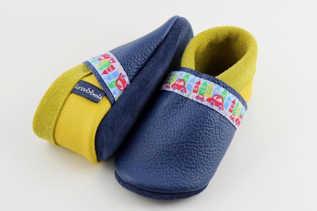 Krabbelschuhe aus Leder Autos 24