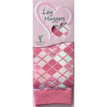 Leg Huggers Stulpen - Ab 3M. - rosa Karo