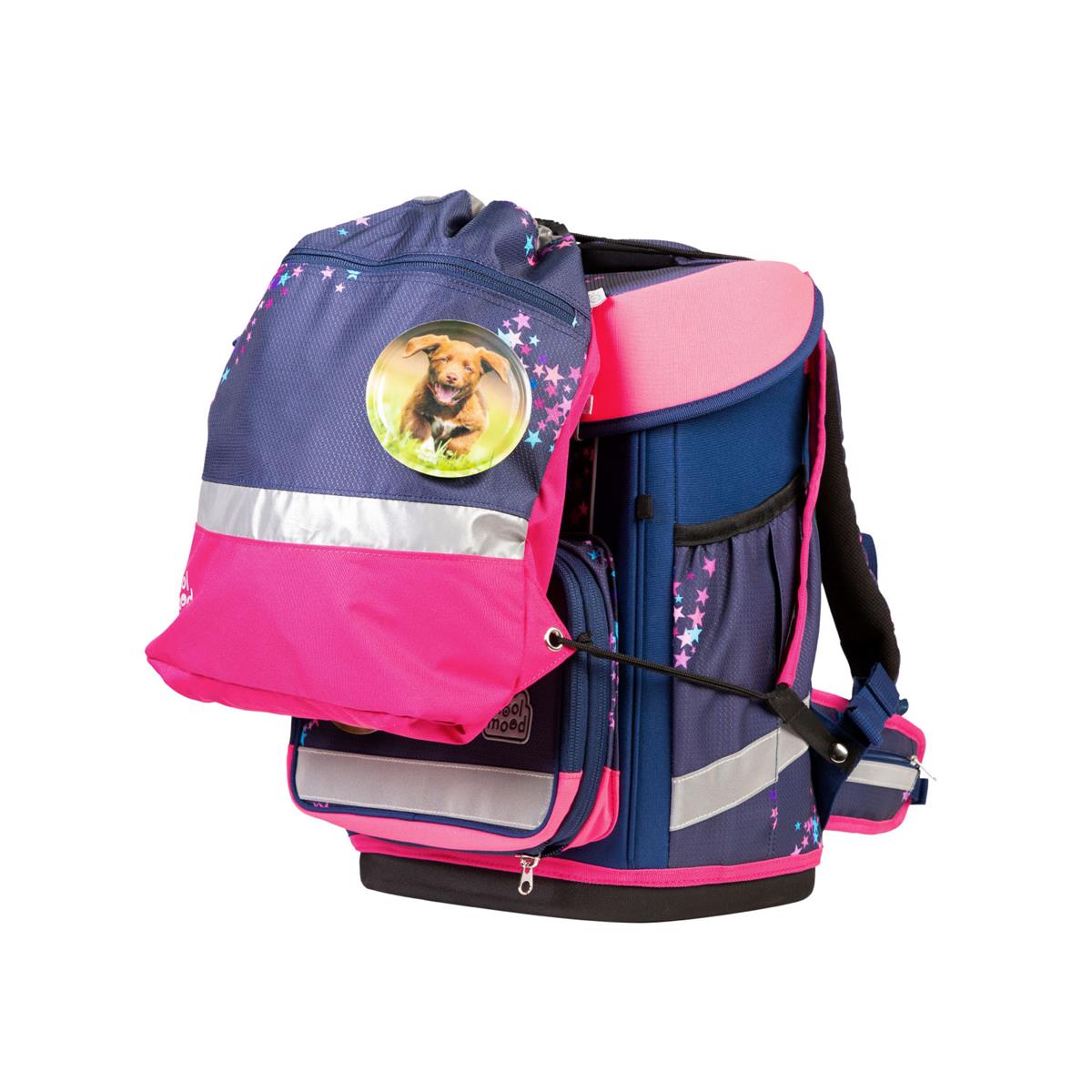 School-Mood Champion Pro Schulranzen-Set 2025/2026 7-tlg. Leni (Hund)