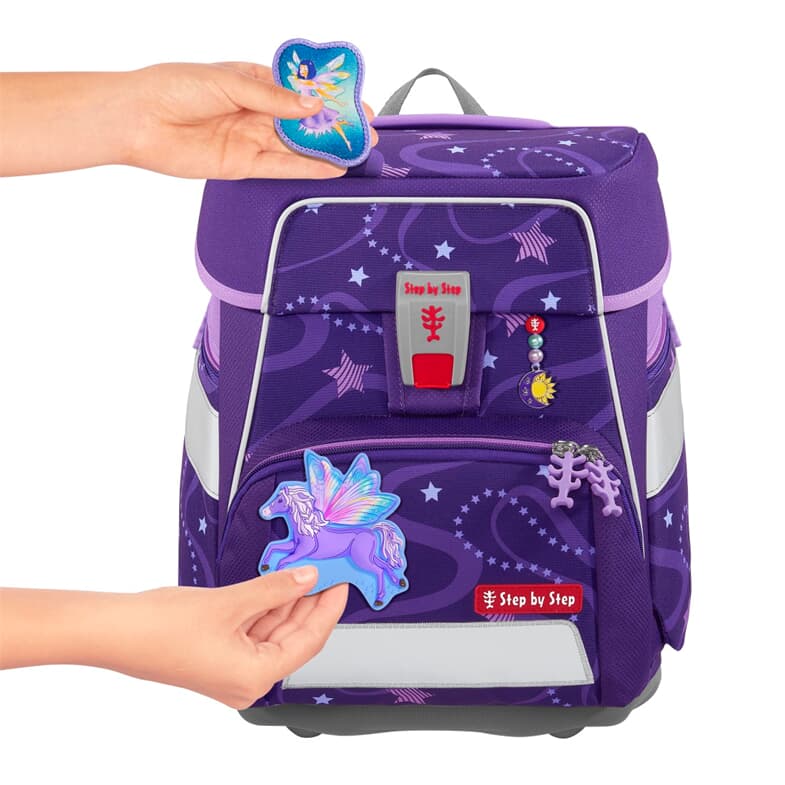 Step by Step Space Schulranzen-Set 5-tlg. Shine Pegasus Night Nuala