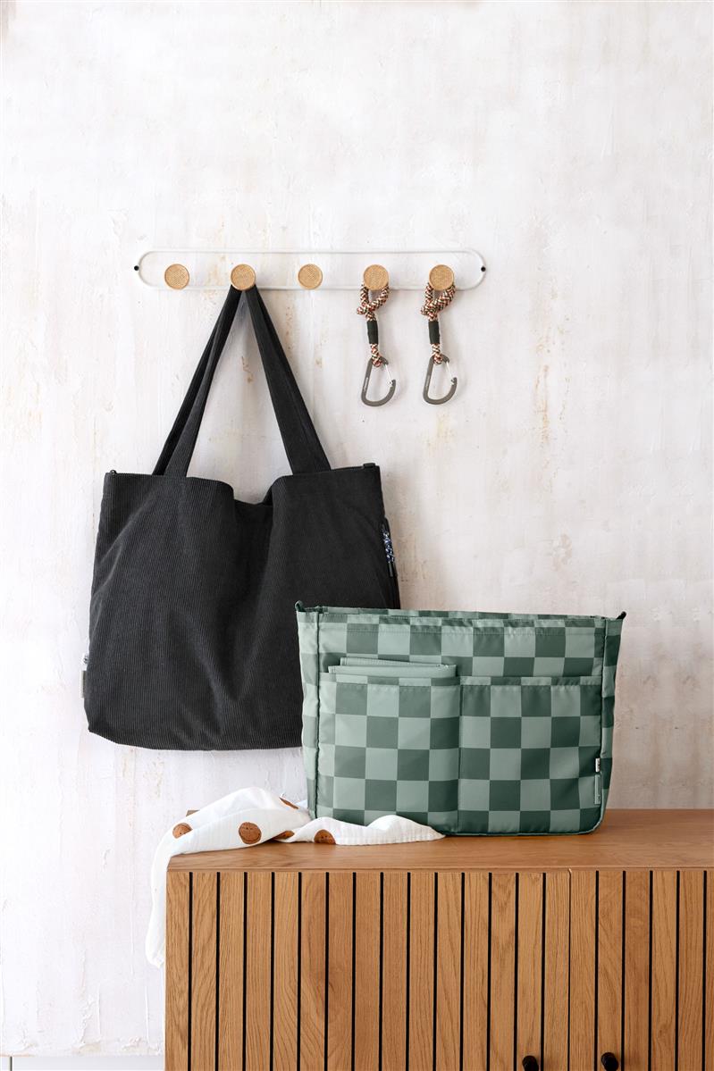 Lässig MIX Wickeltasche Shopper Cord Schwarz Lässig MIX Wickeltasche Shopper Cord Schwarz