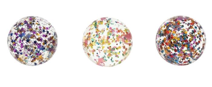 moses Flummi Stars & Dots Sterne Rosa, Pink, Gold moses Flummi Stars & Dots Sterne Rosa, Pink, Gold