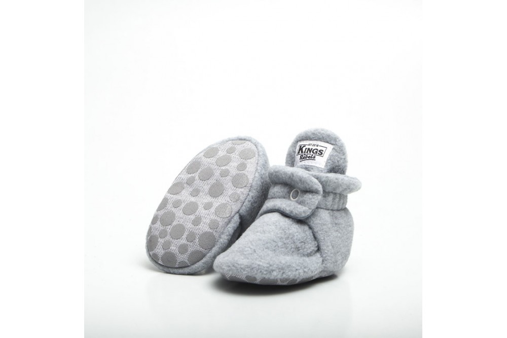Kings & Rebels Babyschuhe Fleece 18 Monate grau