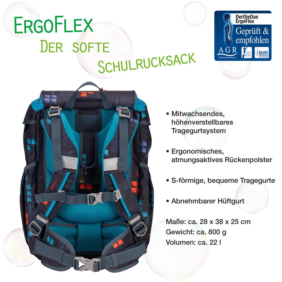 Der Die Das Schulranzen-Set Ergoflex 2025 5 tlg. Ninja Fighter Der Die Das Schulranzen-Set Ergoflex 2025 5 tlg. Ninja Fighter