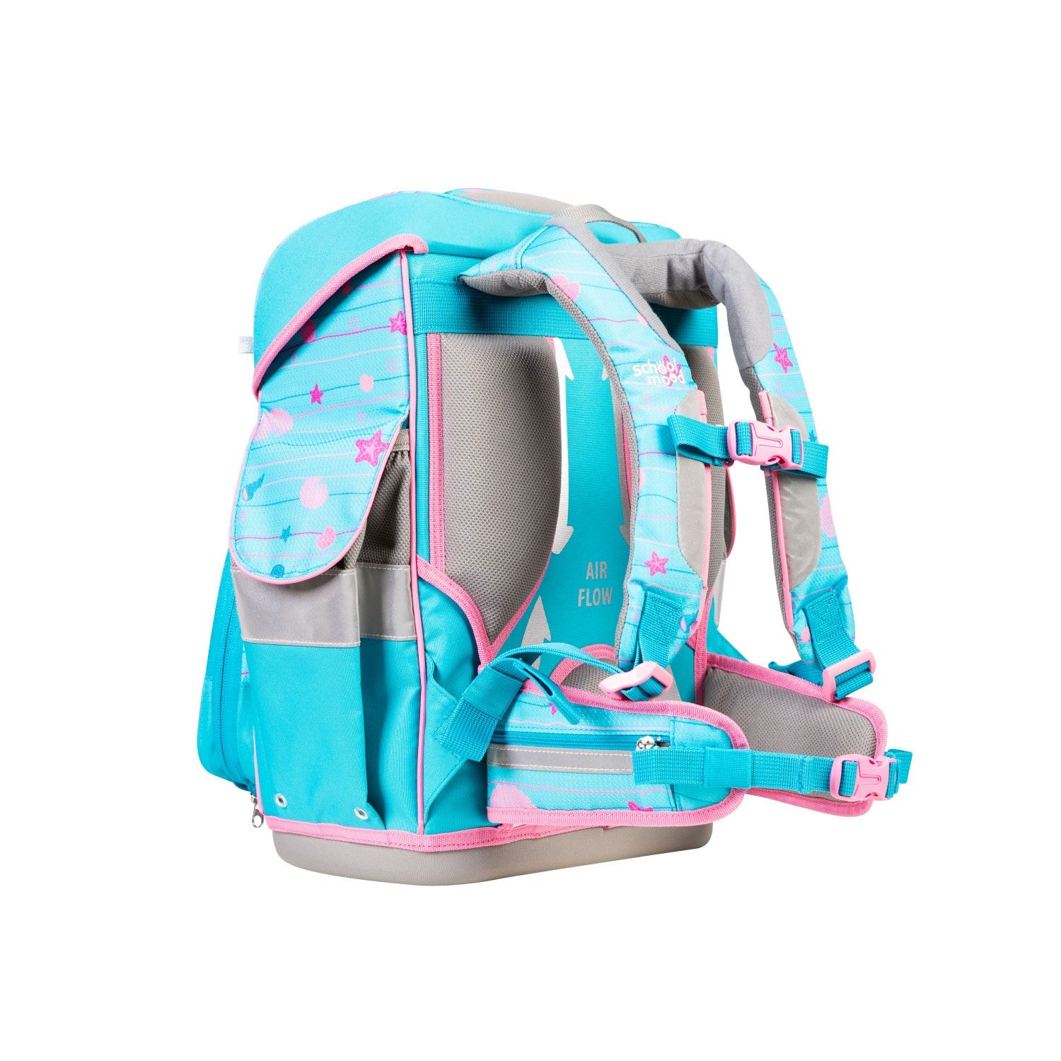 School-Mood Timeless Pro Schulranzen-Set 2025/2026 7-tlg. Lilly (Meerjungfrau)