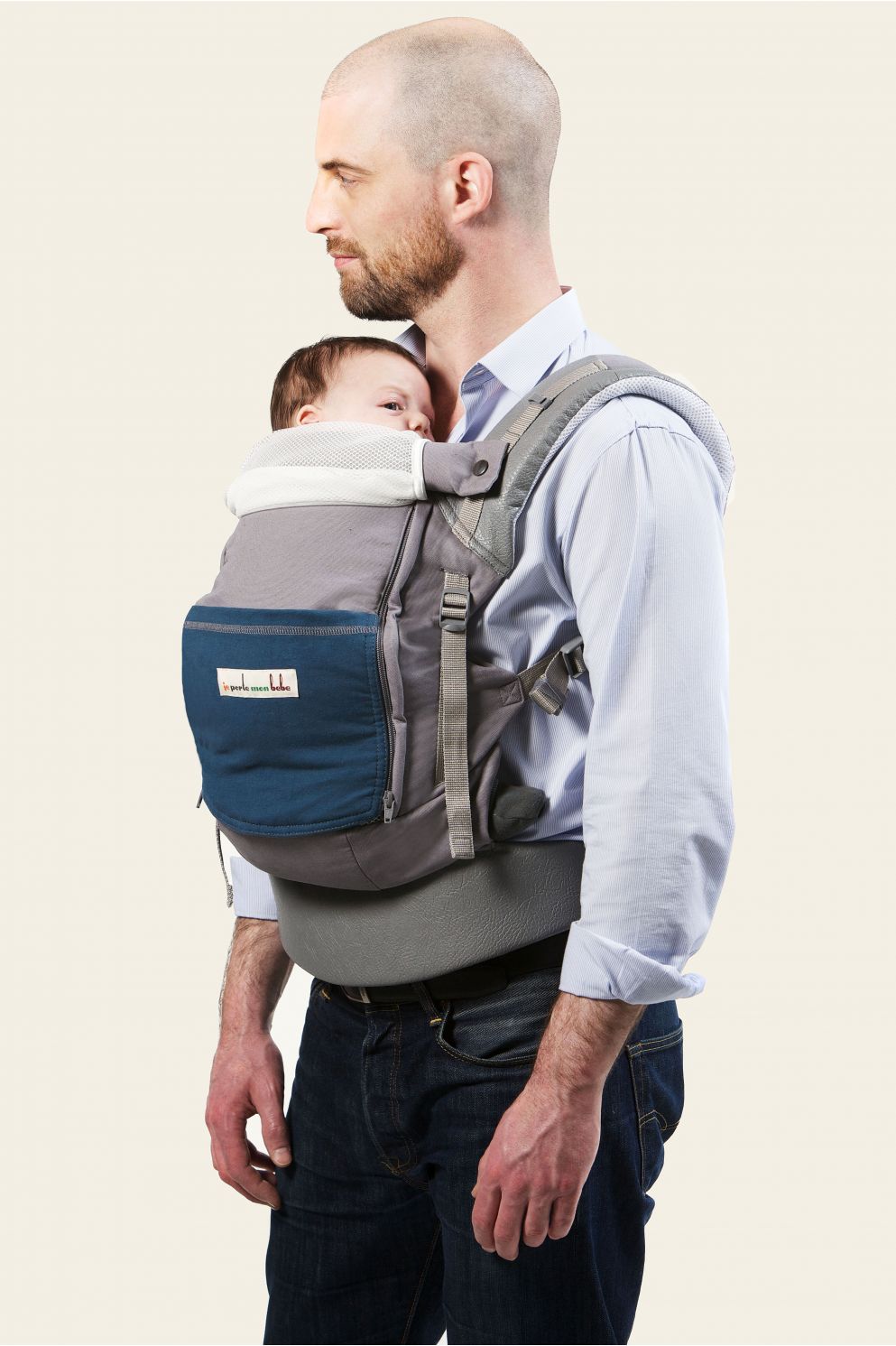 JPMBB Physio Carrier grau - Taschenfarbe blau