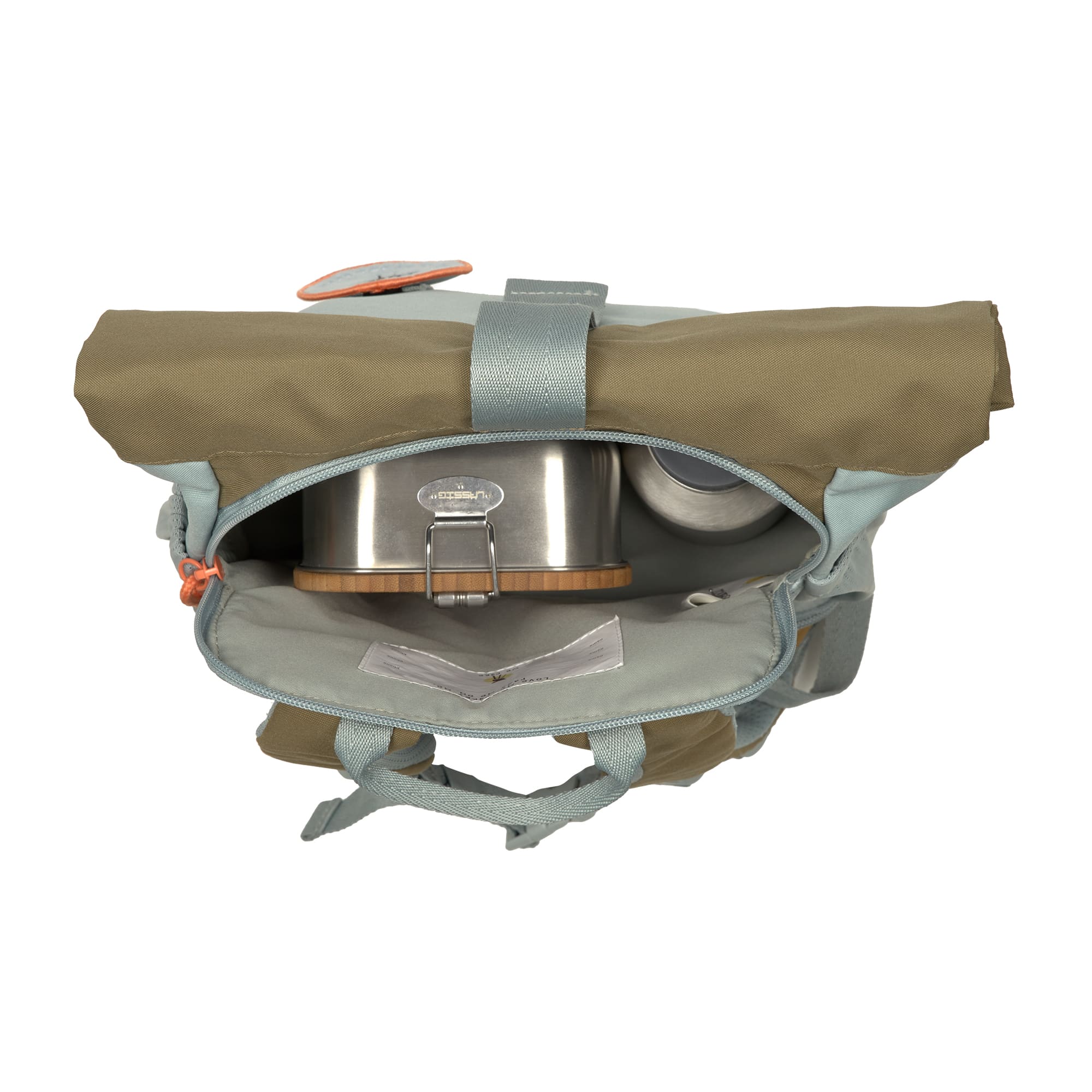 Lässig Kindergartenrucksack Rolltop Nature- Hellblau Lässig Kindergartenrucksack Rolltop Nature- Hellblau