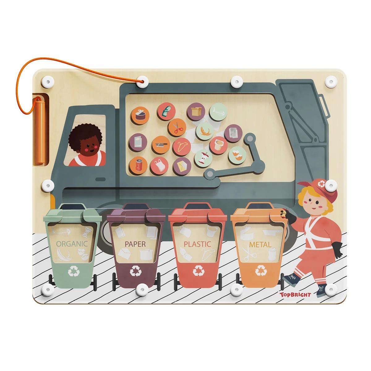 Topbridge Abfall Sortierer Holz